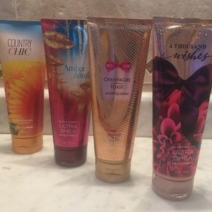 Bath and body works body cream bundle of 5